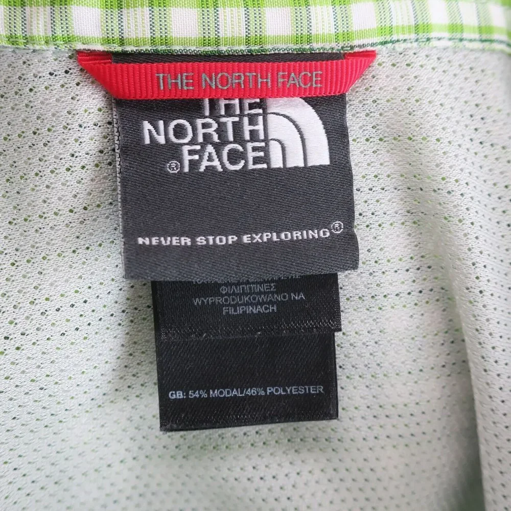 The North Face Short Sleeve Button Up Shirt Mens‎ L Green